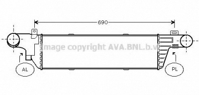 AVA QUALITY COOLING ms4320 -  Интеркулер